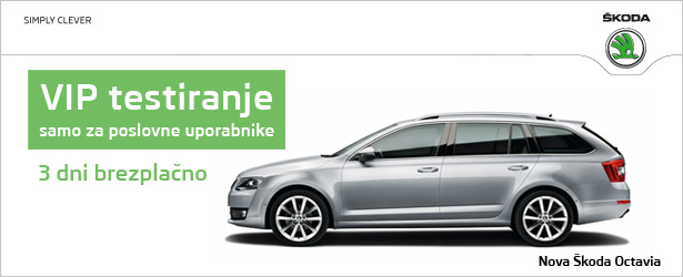 3-dnevno VIP testiranje vozil ŠKODA, za poslovne uporabnike. Naročite svoj termin. Kliknite tu!