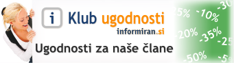 Klub ugodnosti - Popusti in ugodnosti