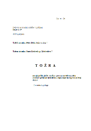 Tožba delavca zoper delodajalca za plačilo odpravnine - Delodajalec, ki odpove pogodbo o zaposlitvi iz poslovnih razlogov ali iz razloga nesposobnosti, je dolžan izplačati delavcu odpravnino. Osnova za izračun odpravnine je povprečna mesečna plača, ki jo je prejel delavec ali ki bi jo prejel delavec, če bi delal, v zadnjih treh mesecih pred odpovedjo.

Če ni s kolektivno pogodbo na ravni dejavnosti določeno drugače, mora delodajalec izplačati delavcu odpravnino ob prenehanju pogodbe o zaposlitvi.

Odpravnina pripada tudi delavcu, ki se mu izteče zaposlitev za določen čas (velja za pogodbe sklenjene po 12.4.2013).

Vendar delavcu ne pripada odpravnina če:
- gre za nadomeščanje začasno odsotnega delavca,
- gre za opravljanje sezonskega dela, ki traja manj kot tri mesece v koledarskem letu,
- gre za opravljanje javnih del oziroma prenehanja pogodbe o zaposlitvi za določen čas, ki je bila sklenjena zaradi vključitve v ukrepe aktivne politike zaposlovanja v skladu z zakonom.
