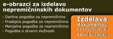 Nepremičnine in Zemljiška knjiga na Informiran.si